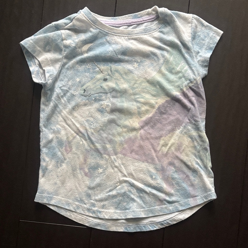 Wonder Nation Unicorn Tee - Blue and Purple